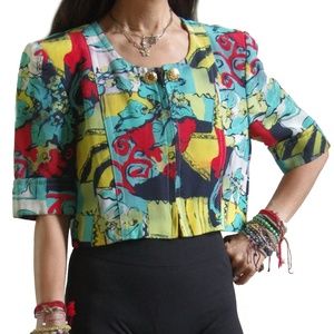Vintage Laurel by Escada Cropped Jacket